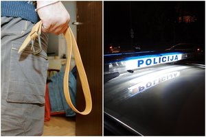 Vilniuje vyras per šventes smurtavo prieš moterį ir du vaikus