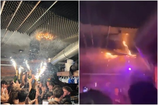 Oficialiai patvirtinta mirtino gaisro Šveicarijoje priežastis: šokiruojantis vaizdo įrašas parodė pradžią