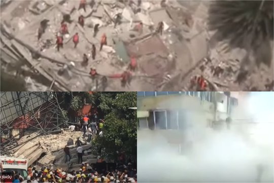 Meksiką supurtė galingas žemės drebėjimas