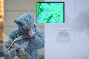 Sinoptikai įspėja dėl savaitgalio orų: kai kur snigs smarkiai, daug kur – plikledis