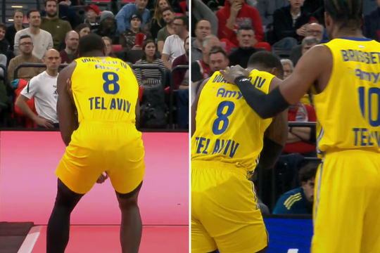 Lonnie Walkeris patyrė traumą