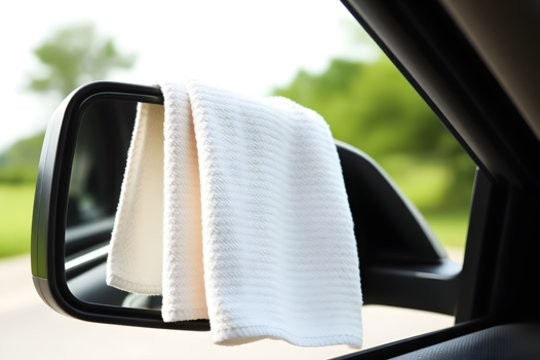 Matote baltą rankšluostį ant automobilio veidrodėlio? Tai – svarbus signalas vairuotojams