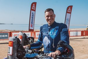 E. Sokolovski pasidžiaugė nesunkia Dakaro pradžia: „Nebuvo pavojingų ar klaidžių vietų, viskas aiškiai“