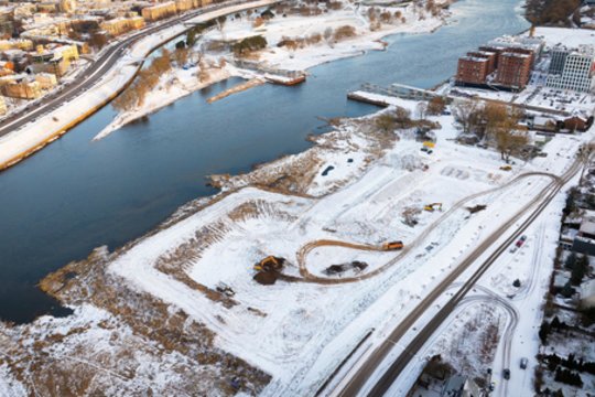 Prasidėjo Kauno puošmena vadinamo M. K. Čiurlionio koncertų centro statybos