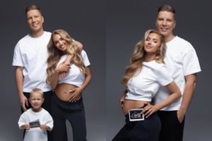 Angelė Petručionytė ir jos vyras Marius laukia šeimos pagausėjimo