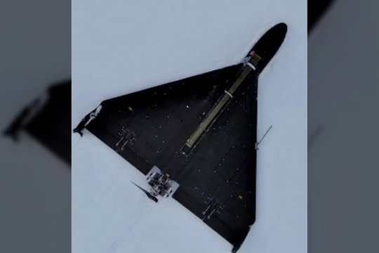 Aptiko pirmąjį taip apginkluotą rusų droną