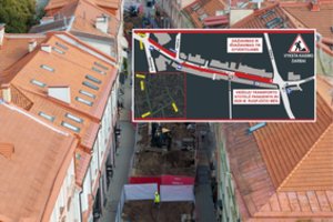 Svarbiose Vilniaus gatvėse pratęstas eismo ribojimas: atskleidė, kiek tai tęsis ir kaip važiuoti
