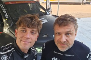 B. Vanagas džiaugėsi dėl sėkmingo greičio ruožo finišo: pabaigoje vėl paspaudėm