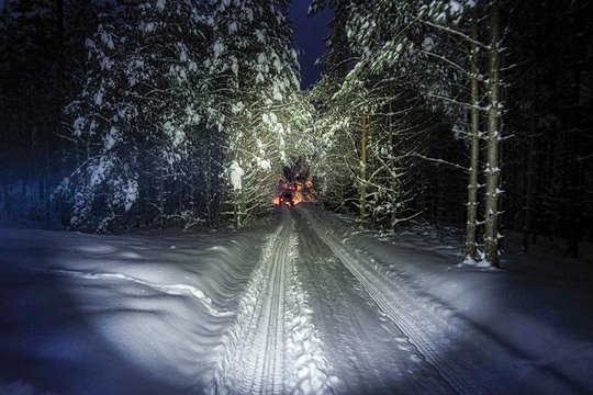 Žiemos pramogos Šalčininkų r. miške dviem vyrams baigėsi ligoninėje