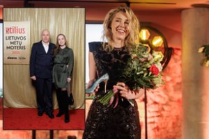 Iškilmingoje ceremonijoje verslininkui Vaclovui Daukinčiui kompaniją palaikė ypatingas žmogus