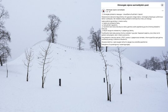 Ukmergėje – rimtas perspėjimas gyventojams: prašo susilaikyti nuo tokios pramogos