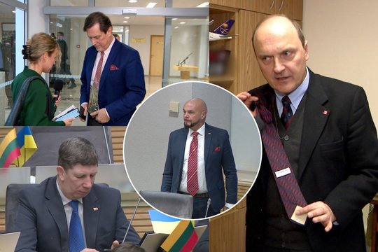 Žvilgsnis į Seimo narių kaklaraiščius: kolekcijose – ir garsiausių pasaulio mados namų vardai