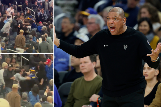 NBA rungtynėse užfiksuotos sirgalių muštynės