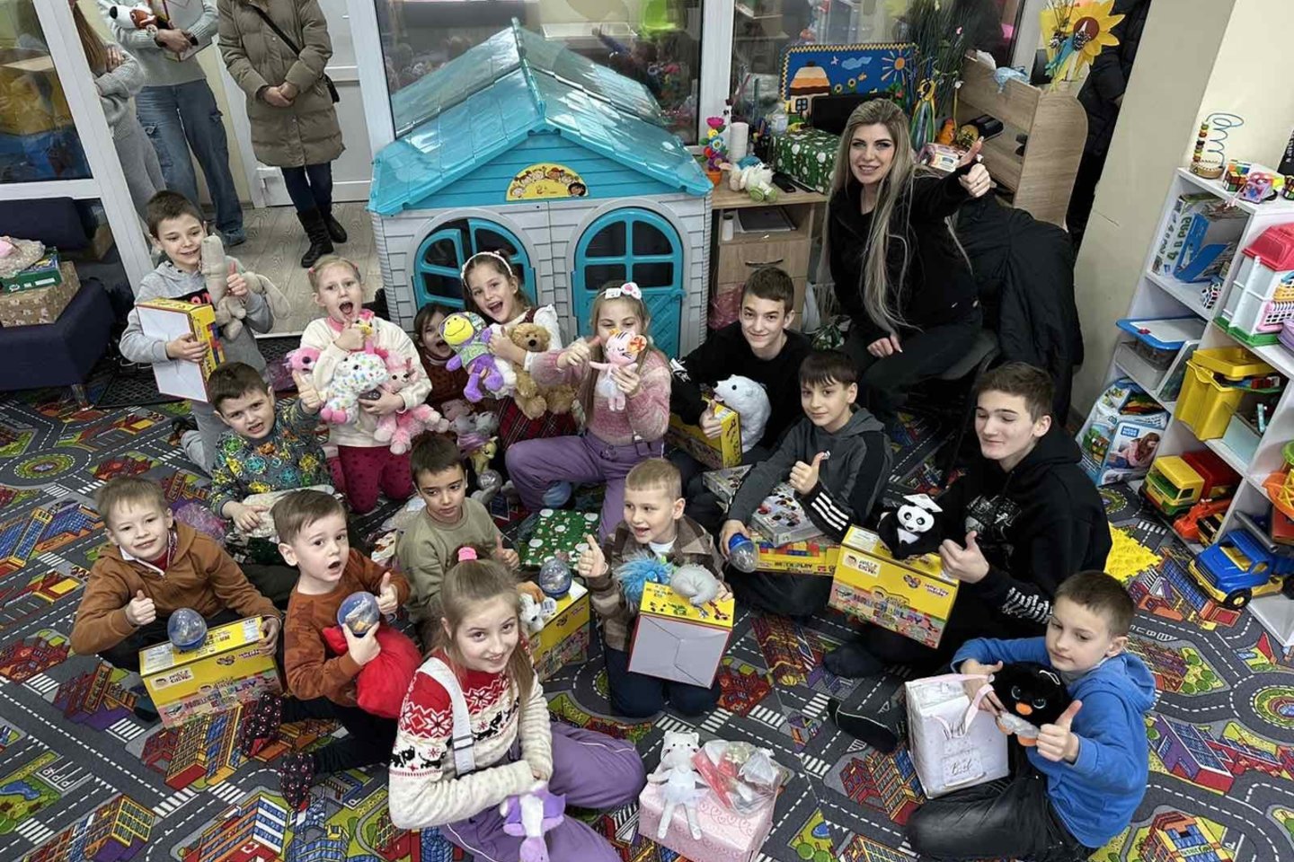 M. Dubickienė Ukrainoje.<br>Asmeninio albumo nuotr.