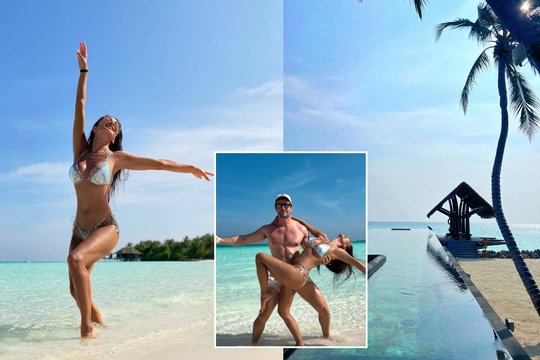 Tūkstančiai eurų už naktį ir žadą atimantys vaizdai: štai kaip Maldyvuose ilsėjosi 47-erių N. Scherzinger