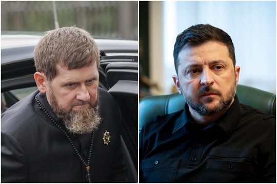 R. Kadyrovas pratrūko: išsityčiojo iš V. Zelenskio