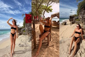 Į pavydėtinas atostogas Balio saloje pasinėrusi Viktorija Siegel pademonstravo tobulas kūno formas