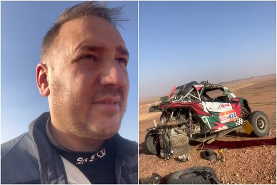 Iš Dakaro traukiasi keturi lietuviai, vienas jų keiksmažodžiais išplūdo lenktynių direktorių