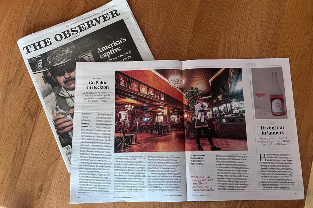 Britų žurnalistai išliaupsino lietuvišką virtuvę Londone: „Turi išbandyti kiekvienas“