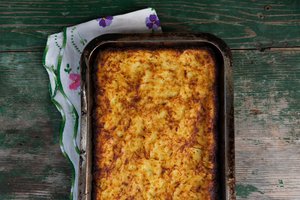 Nostalgiškas kugelis, kuriam ypatingo skonio suteiks lietuvių pamėgta gėrybė