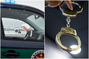 Kauno oro uoste VST pareigūnai sulaikė įsisiautėjusių latvių porelę – prireikė ir antrankių