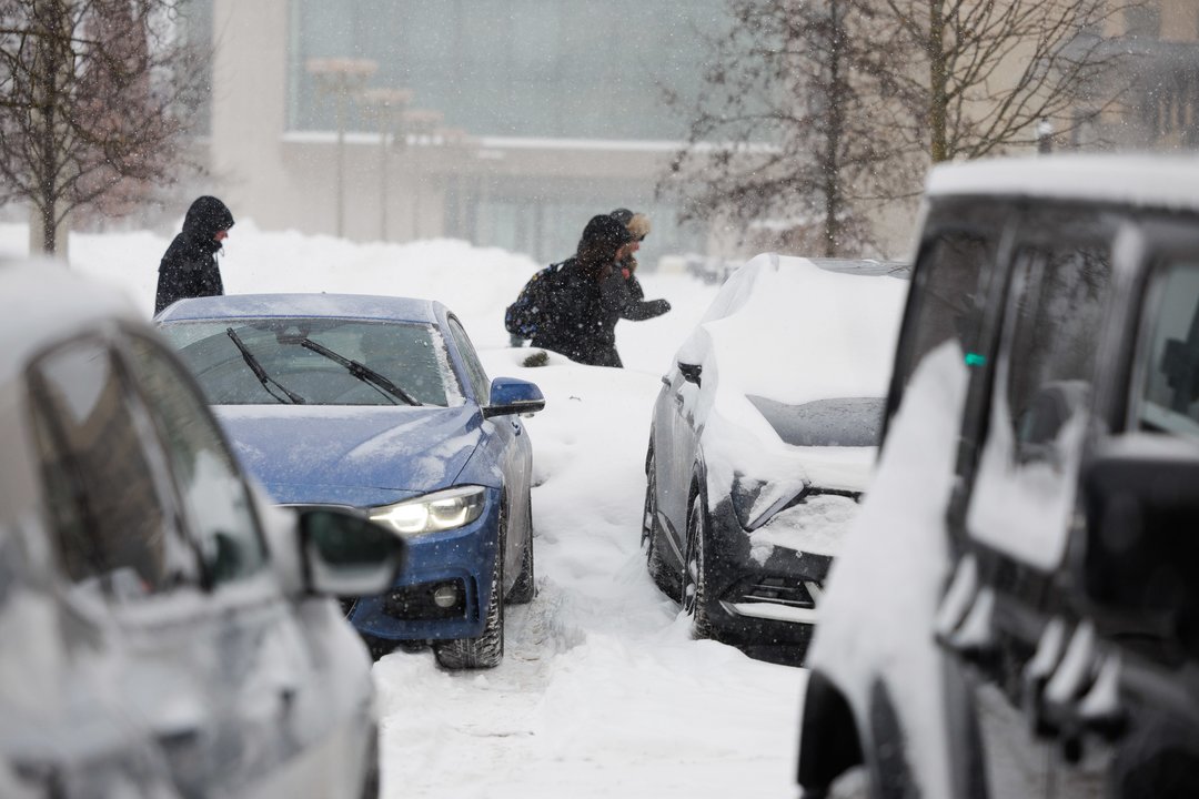 Žiema sostinėje.<br>V.Skairaičio nuotr.