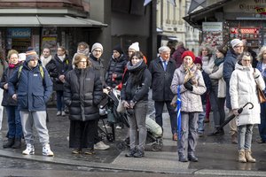 Šveicarija pagerbė 40 gyvybių nusinešusio gaisro aukas