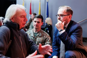 R. Kaunas įvertino, kaip Lazdijuose sekėsi kalbėti apie Kapčiamiesčio poligoną