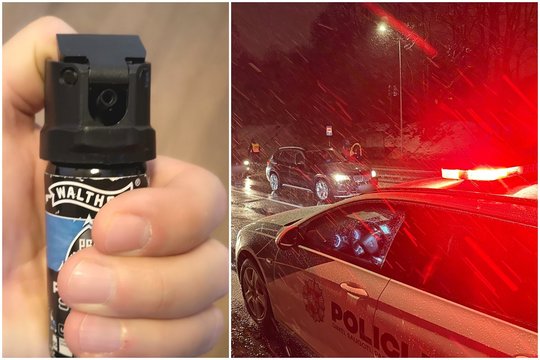 Konfliktas kelyje: automobilio „Audi“ ekipažas Garliavoje užpuolė kito „Audi“ vairuotoją – į darbą buvo paleisti kumščiai ir dujos