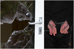 Girta kompanija Mažeikiuose įsivėlė į konfliktą su baro darbuotojais – dužo stiklas