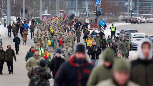 Vilniuje surengtas pagarbos bėgimas „Gyvybės ir mirties keliu“: Sausio 13-osios aukoms