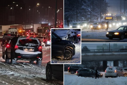 Dėl sniego Vilniui virtus košmaru – vairuotojus nustebinęs momentas: pritaria ir kiti