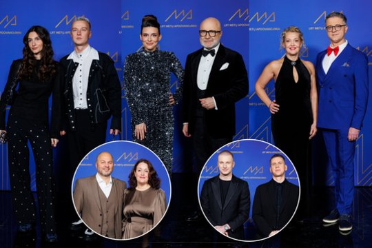 Iškilminguose LRT Metų apdovanojimuose – būrys pasipuošusių svečių