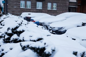 Policija labai rimtai įspėja vairuotojus dėl apsnigtų automobilių