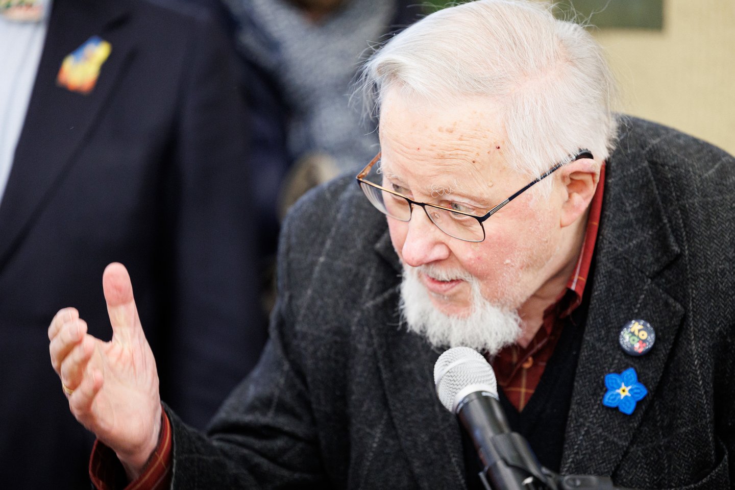 Iškilminga Laisvės gynėjų rikiuotė.<br>T.Bauro nuotr.