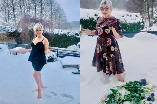 70-metė Jelena Tulčina basomis kojomis braidė po sniego pusnis: prabilo apie meilę sau