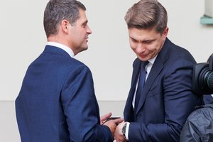 M. Sinkevičius jau siunčia signalą R. Žemaitaičiui: nerimas dėl koalicijos su „Nemuno aušra“ ne slūgsta, o auga