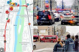 Kantrybės išbandymas vairuotojams: dėl avarijos dar vienoje Vilniaus vietoje stojo eismas