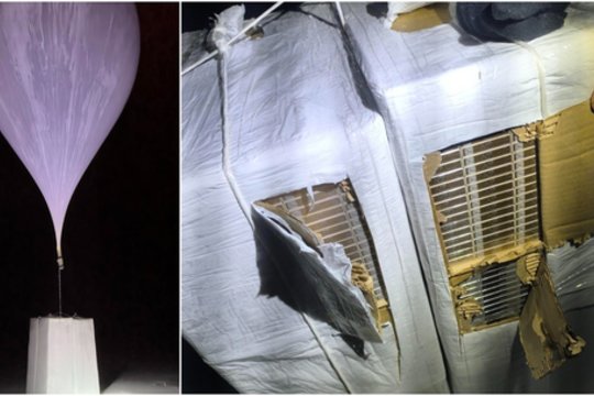 Sulaikė 6 su oro balionais gabenama kontrabanda susijusius žmones: rasta 7,5 tūkst. pakelių cigarečių