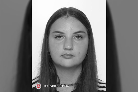 Vilniaus rajono policijos komisariato pareigūnai ieško dingusios septyniolikmetės