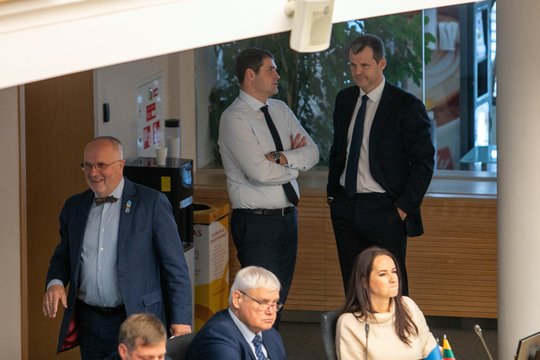 J. Olekas apie dalies partiečių kritiką koalicijai su „Nemuno aušra“: kiti variantai labai sudėtingi