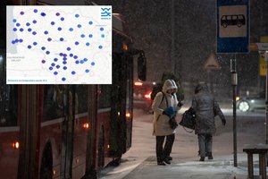 Žiemiškai šalta – ir praėjusi naktis: temperatūra krito iki -20 laipsnių