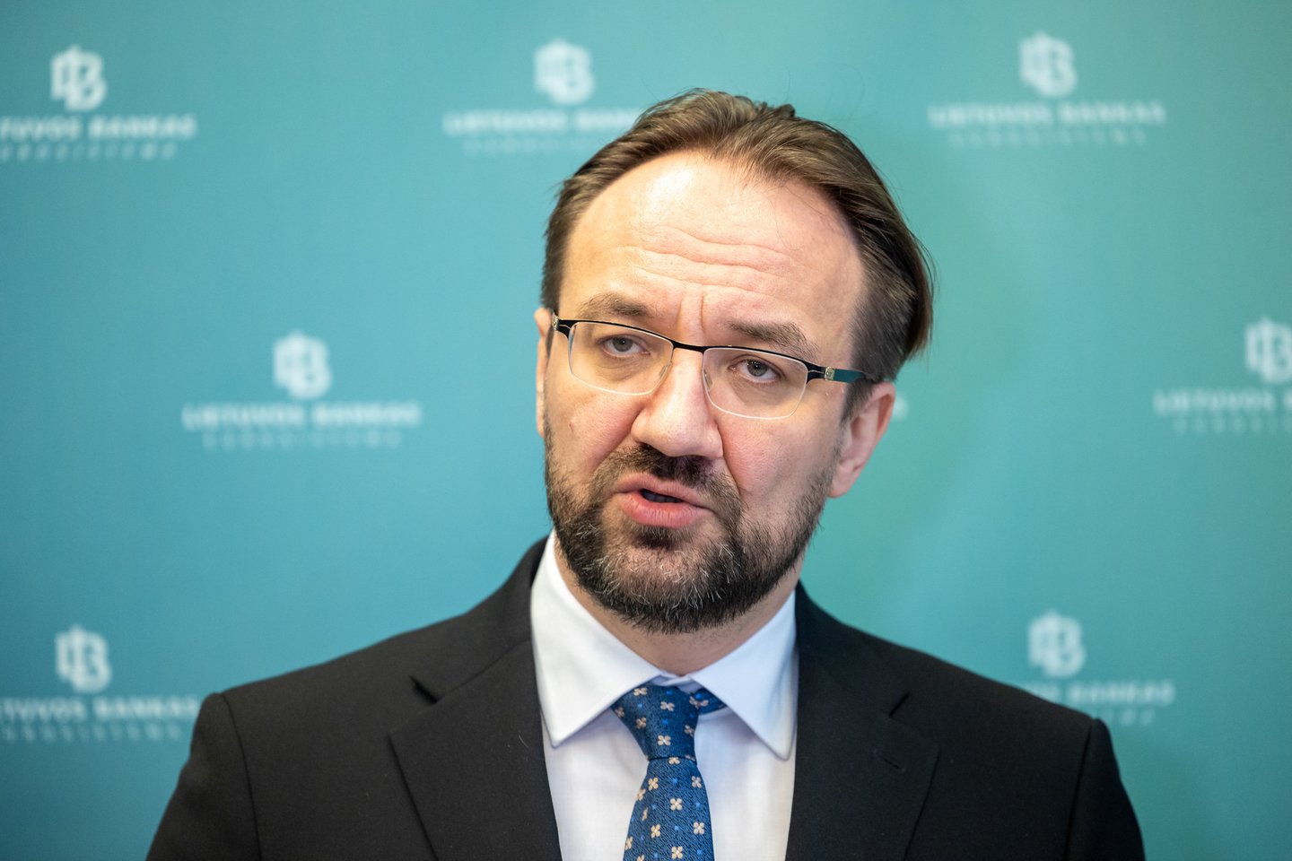 Gediminas Šimkus Lietuvos banko valdybos pirmininkas, Europos Centrinio Banko valdančiosios tarybos narys<br>T.Bauro nuotr.