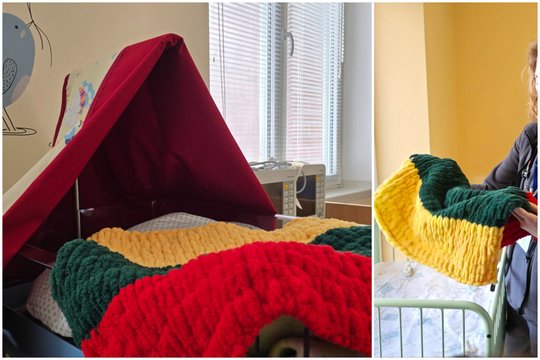 Aiškėja daugiau detalių apie gyvybės langelyje paliktą mažylę: naujagimė – trispalviame pleduke