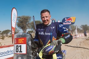 Su prapjauta padanga finišavęs S. Klevinskas: „Važiavau kaip senjoras“