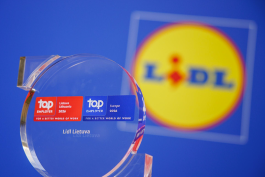 Darbdavys, kurį rinktis verta: „Lidl Lietuva“ ir vėl įvertinta „Top Employer“ sertifikatu