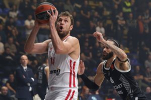 „Partizan“ ir toliau malamas į miltus: „Olympiakos“ Eurolygoje sudaužė serbus 38 taškais