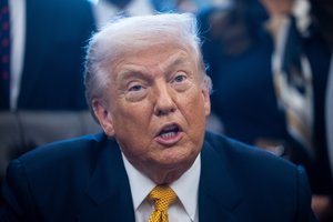 D. Trumpas paskelbė, kad suformuota Gazos taikos taryba