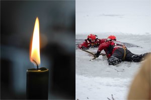 Po skaudžios nelaimės Trakuose – daugiau detalių: po Galvės ledu žuvo gydytojas, kovų meistras