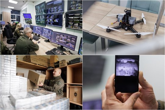 Lietuvos pasieniečių darbas – iš arti: užfiksavo, kas vyksta Tribonių užkardoje 